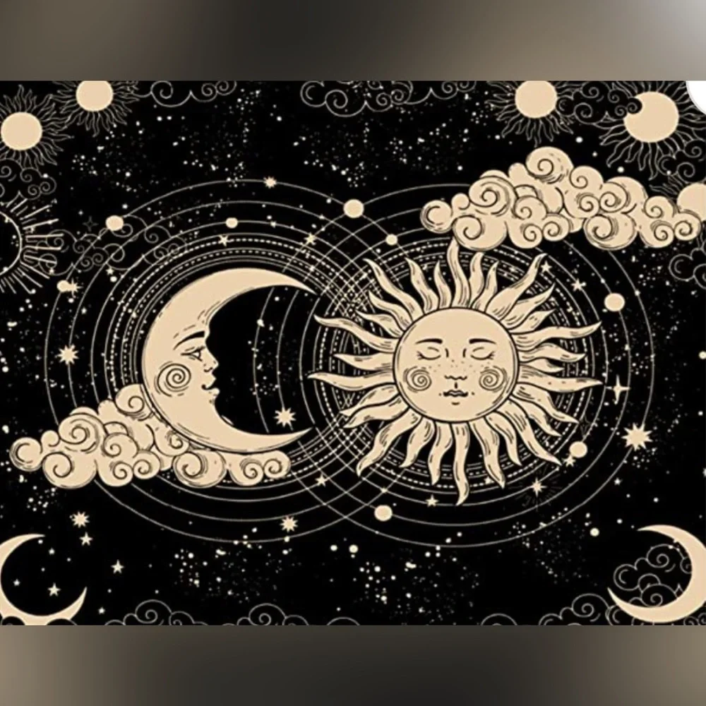 🌞Sun and Moon Wall Tapestry 🌙